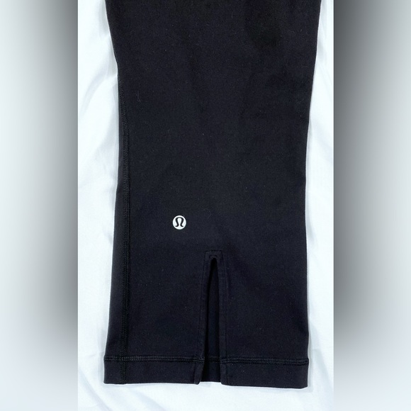 Rare Lululemon Women’s Black Gather Crow Space Dye Crop Pants 6 S - Picture 5 of 6